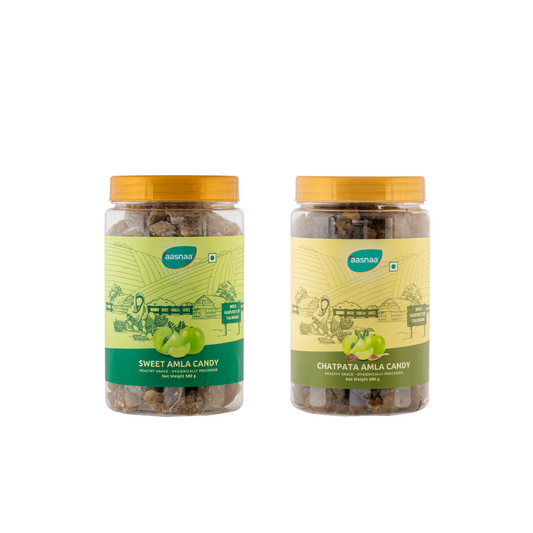 Combo- Sweet Amla Candy 500 g+ Chatpata Amla Candy 500 g